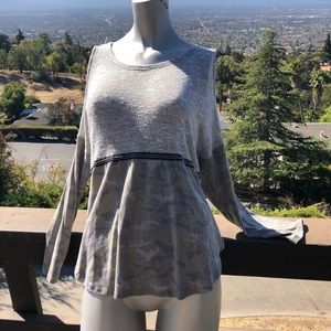 INC Cold Shoulder Knit Top